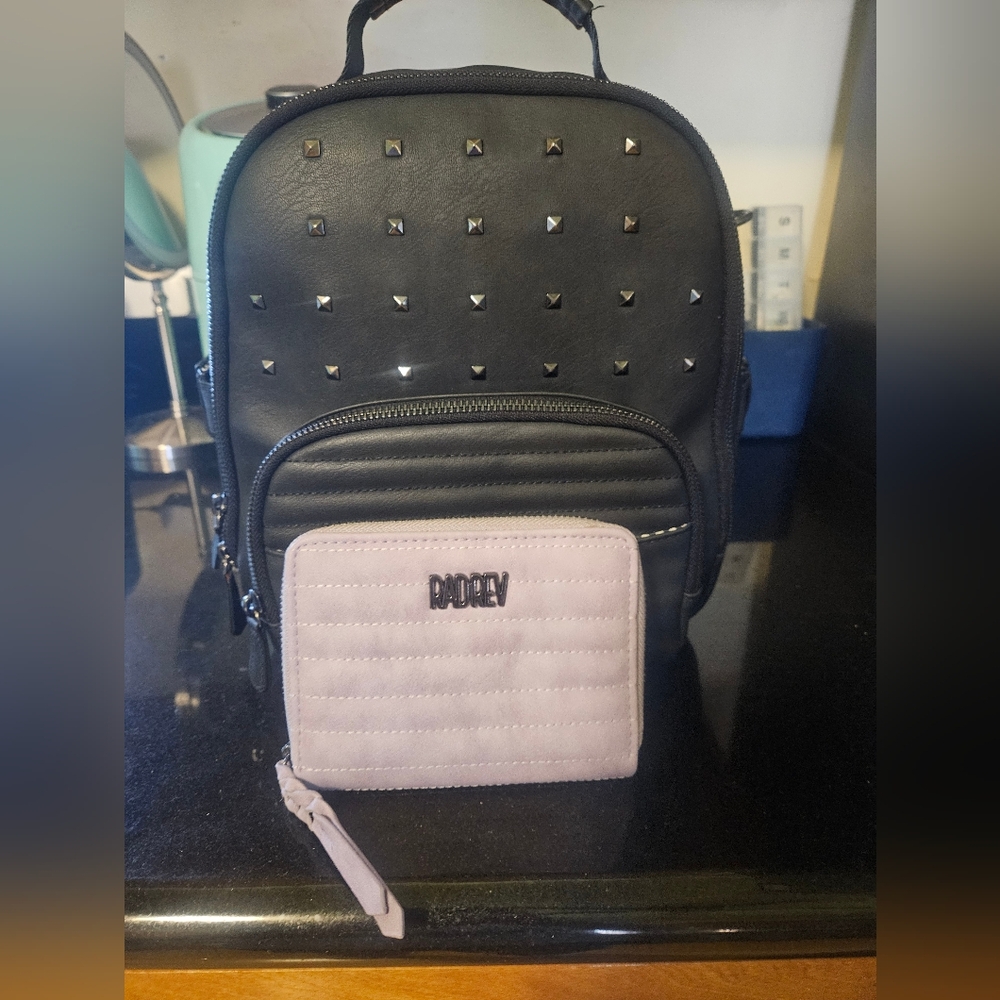 RadRev Mini OG Backpack And Lavander Wallet